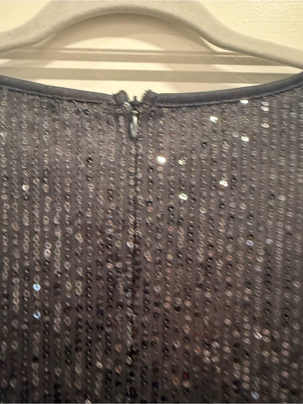 BloomChic Black Sequin & Pleated Midi Dress - Picture 9 of 10